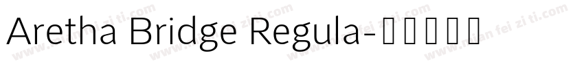 Aretha Bridge Regula字体转换
